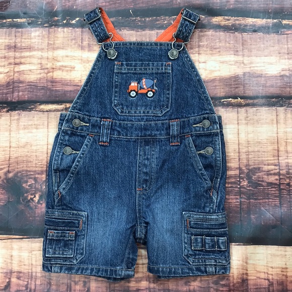 Gymboree Other - Gymboree Construction Man Truck Denim Overalls